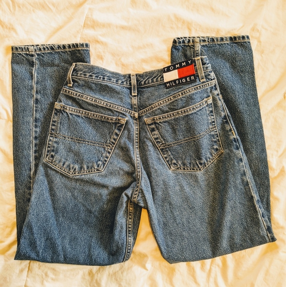 Tommy Hilfiger relaxed fit high waisted jeans